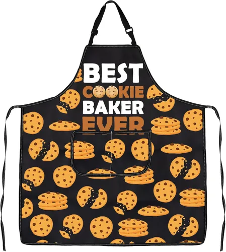 PXTIDY Cooookie Baker Delantal Patissier Regalo Delantal para los amantes de la repostería Mejor Cooookie Baker Ever