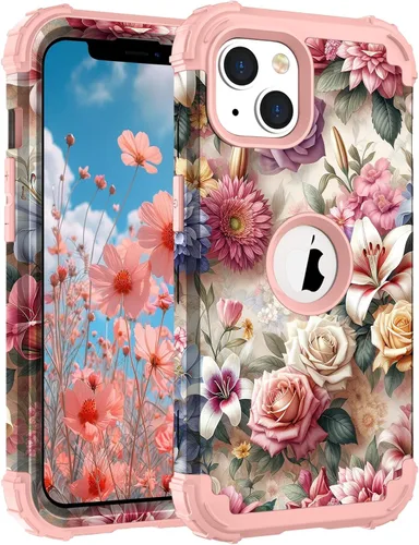 Miniatura 126 de Hocase Funda para iPhone SE 2022/2020, resistente a prueba de golpes, de plástico duro+goma de silicona, funda protectora híbrida para iPhone SE