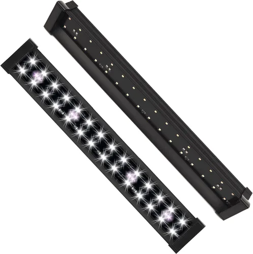 Luz LED UVB para reptiles – Lámpara UV lineal UVB10.0 de 16 pulgadas y 18 W para dragones barbudos, tortugas y lagartos – Tira de barra UVB con