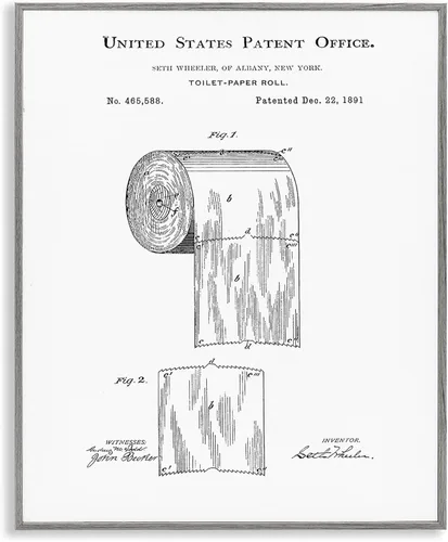Miniatura 17 de Stupell Industries 'Camión de entrega de algodón de papel higiénico', arte giclée enmarcado, negro, 16 x 20 pulgadas, fácil de colgar y resistente