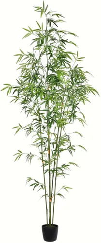 Miniatura 4 de Vickerman Mini árbol de bambú artificial en maceta de 5 pies.