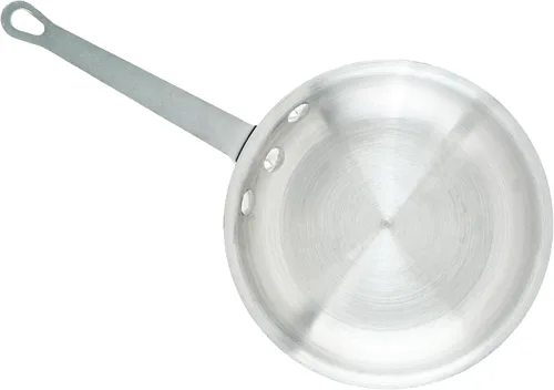 Miniatura 2 de Winco Sartén/sartén de aluminio de grado comercial, acabado natural, 7 pulgadas