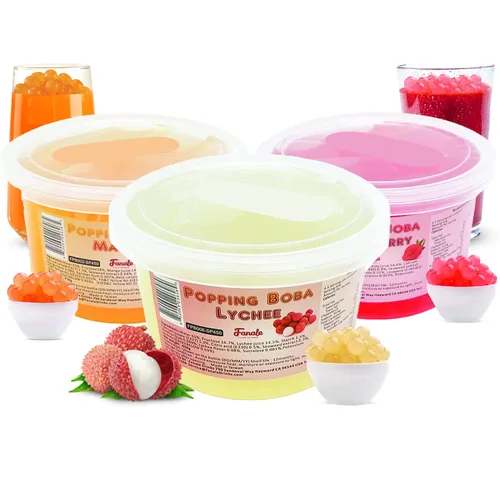 Miniatura 13 de Popping Bursting Boba Juice Ball - Blue Bubble Gum Flavor FPB026