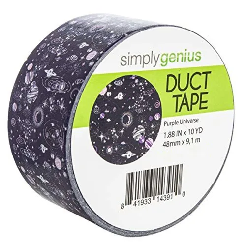 Miniatura 14 de Simply Genius Paquete variado de 12 rollos de cinta adhesiva estampada y coloreada, suministros de manualidades para niños y adultos, 10 yardas, 120