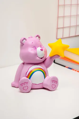 Miniatura 4 de Paladone Care Bears Cheer Bear GloBuddies Luz Nocturna, Lámpara LED 3D de Ambiente Oficial, Alimentada por Batería para Dormitorio y Escritorio