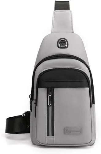 ZLXDP - Bolsa de pecho multifuncional para hombre, bolsa de hombro cruzada para hombre, bolsa de pecho para escuela, verano, bolsa de mensajeros