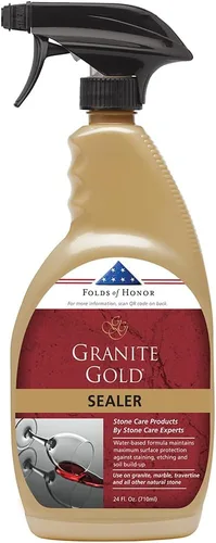 Granite Gold Sellador en Aerosol a Base de Agua, Protección para Granito, Mármol, Travertino, Encimeras de Piedra Natural, 24 Onzas Líquidas,