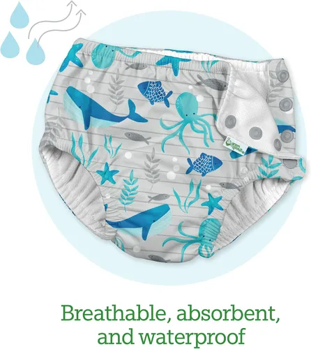 Miniatura 6 de i play. Pañal de natación reutilizable Baby Snap para niños o niñas