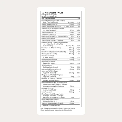 Miniatura 2 de THORNE - Nutrientes avanzados - Suplemento multivitamínico y mineral con ribósido de nicotinamida y resveratrol - Apoyo básico, envejecimiento