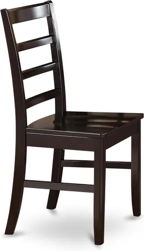 Miniatura 4 de East West Furniture ANPF5-CAP-W Juego de mesa de comedor de 5 piezas incluye una mesa redonda de madera con pedestal y 4 sillas de comedor