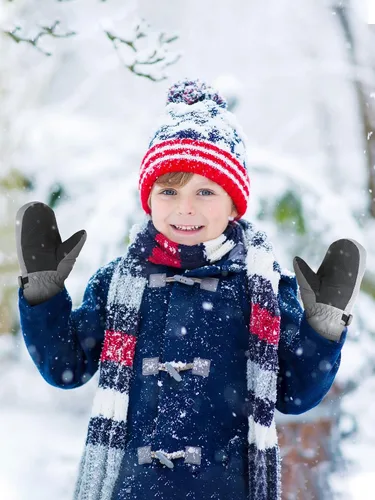 Miniatura 6 de 3 pares de guantes impermeables para niños, guantes de nieve para invierno, guantes de esquí cálidos para niñas y niños
