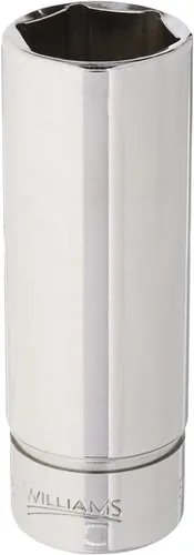 Miniatura 19 de Williams JHWBMD-624 SUPERTORQUE - Llave de vaso de 3/8 pulgadas, 6 puntos, profundidad métrica, tamaño 24mm, acabado cromado de alto brillo
