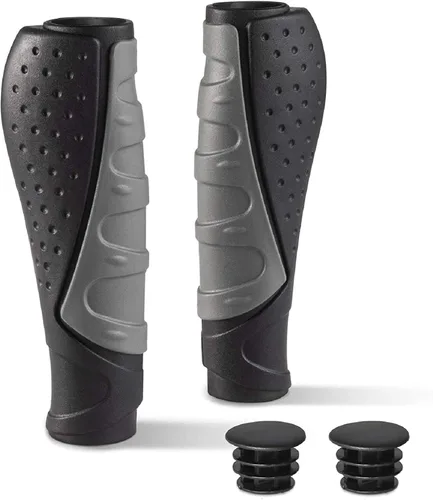 Miniatura 8 de PRUNUS Agarres antideslizantes de goma suave para manillar de bicicleta, MTB, BMX, bicicleta de montaña, bicicleta eléctrica, scooter, crucero