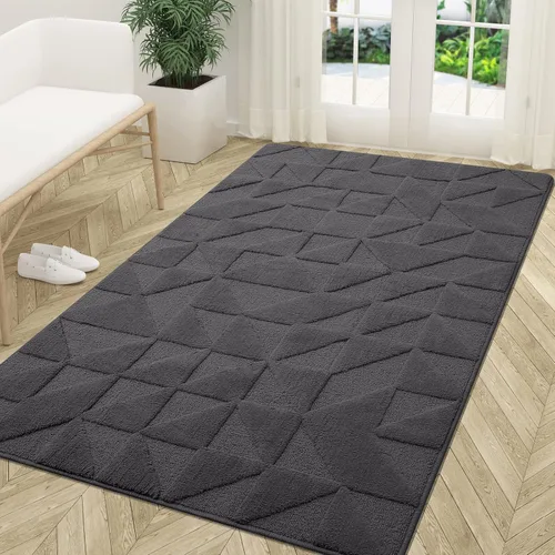 Miniatura 26 de OLANLY Tapetes para Puerta para Interiores, Antideslizantes, Absorbentes, Resistentes a la Suciedad, Tapete de Entrada Lavable, Tapete de Entrada