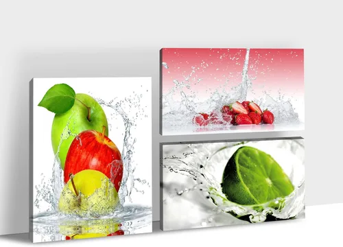Miniatura 66 de Arte de pared de comedor y cocina, arte moderno para pared, cuadros para cocina y comedor, arte de pared de copas de vino tinto, arte de pared