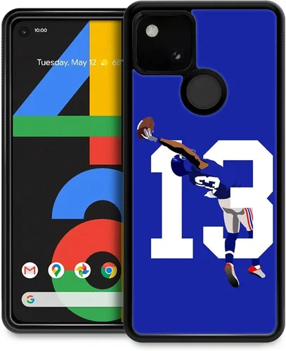 Miniatura 18 de CARLOCA Funda compatible con iPhone 12 Pro, 13 fundas Odell Catch Football para iPhone 12 para niñas y niños, diseño gráfico, a prueba de golpes