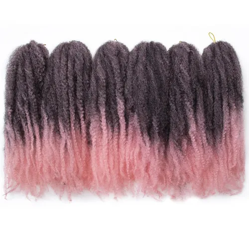 Miniatura 19 de Cabello trenzado Marley Twist de 18 pulgadas, extensiones sintéticas suaves, esponjosas y versátiles para estilos de aspecto natural, perfecto