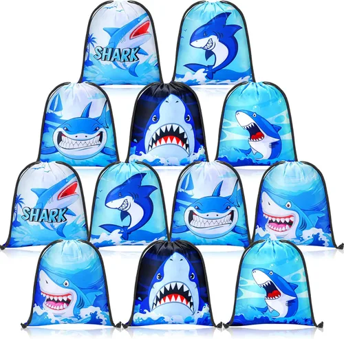 Miniatura 8 de Boao 12 bolsas con cordón para fiesta en la piscina, regalo de playa, bolsa de regalo para verano, fiesta temática de playa, suministros