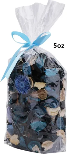 Miniatura 3 de Yesland Paquete de 3 bolsas de popurrí, aroma a océano, bolsa de perfume fresco de pétalos de flores secas, cuenco y jarrón perfecto para el hogar