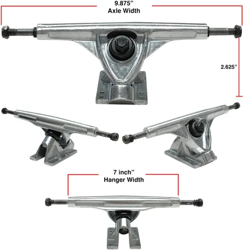 Miniatura 4 de Yocaher Patineta Longboard completa desplegable de velocidad profesional