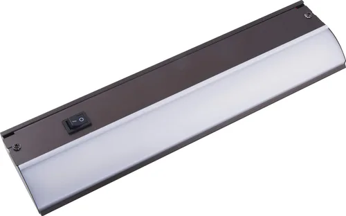 Enbrighten Lámpara LED de alta calidad para debajo del gabinete de 12 pulgadas, acabado de bronce, cable directo, blanco cálido 3000K, 485 lúmenes,