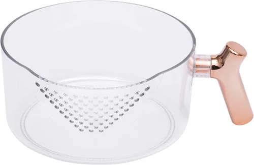 Miniatura 9 de Dispensador de alimentos secos, dispensador de cereales de 6 rejillas montado en la pared con tolva de taza medidora, compartimento ajustable