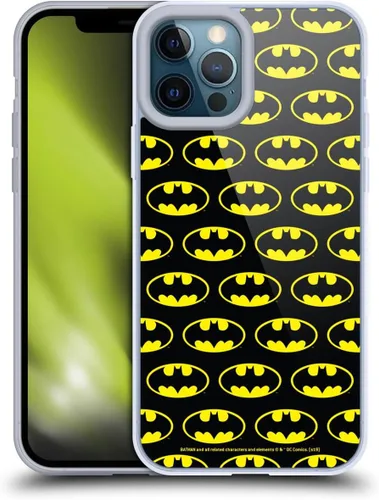 Miniatura 125 de Head Case Designs Funda de gel con licencia oficial de Batman DC Comics Bat Signal Logos [protección de grado militar] compatible con Apple iPhone 7