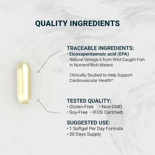 Miniatura 3 de Naturalis Triple Strength UltraEPA™ EPA 1000mg Grado farmacéutico de alta pureza 99% Omega-3 con 96.5% de aceite de pescado sin eructos EPA