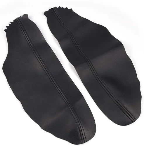 gplus Cubierta de cuero para la tapa del reposabrazos, compatible con Honda Accord Coupe 2008-2012, protector de vinilo, color negro