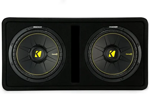 Miniatura 4 de Kicker par de bocinas subwoofer de 12 pulgadas y 1200 W, 2 Ohm, con carcasa ventilada y lista, 44DCWC122