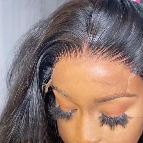 Miniatura 39 de BEEOS Encaje frontal real HD de 13 x 4 pulgadas, encaje frontal ultra fino invisible HD vívido limpio pre-arrancado cabello humano lacio sedoso