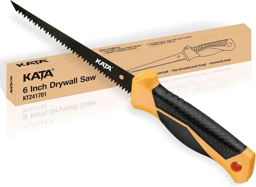 Miniatura 12 de KATA Sierra de mano plegable para manualidades – Cortador de paneles de yeso compacto 2 en 1, herramienta práctica con hoja de corte múltiple