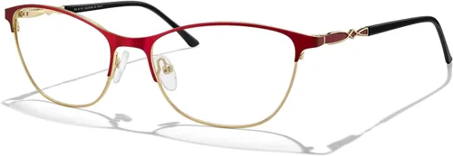 Miniatura 13 de Gafas de lectura de ojo de gato para mujer, estilo retro, para lecturas en computadora, con bisagras de resorte. Oro&negro-51