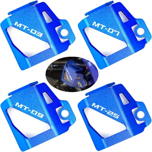 Miniatura 2 de Tapa protectora para Yamaha MT07 2021 2022 MT09 MT03 MT125 MT 07 09 03 25 Accesorios Motocicleta Trasero Líquido de Frenos Depósito Protector