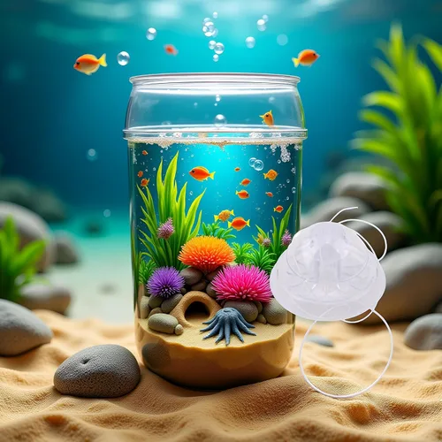 Miniatura 5 de Trampa de caracoles de plástico para acuario para pecera, atrapa caracol transparente, caja de captura planaria de sanguijuela para plantas