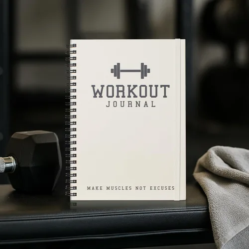 Miniatura 4 de El Diario de Fitness Definitivo para Rastrear y Cumplir Tus Metas de Gimnasio - Planificador Detallado de Entrenamientos y Libro de Registro Para