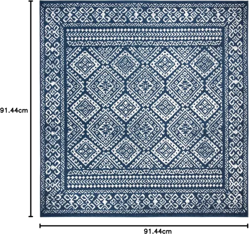 Miniatura 266 de Safavieh - Alfombra decorativa de la colección Tulum, modelo TUL264F, estilo marroquí, bohemio y desgastado, no suelta pelusa, para sala, vestíbulo