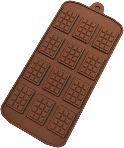 Miniatura 2 de DIY 12 moldes de silicona para chocolate romper aparte chocolate proteína caramelo molde de chocolate herramientas para hornear chocolate