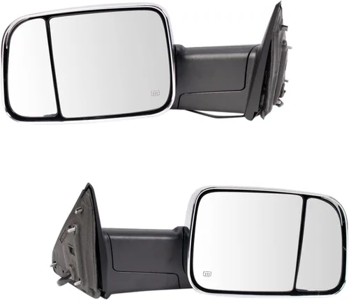 Miniatura 101 de Trail Ridge Juego de espejos de remolque de 2 piezas para el lado del conductor y del pasajero compatible con Ford F-150 FO1320479 FO1321479