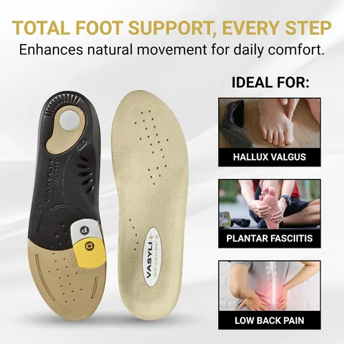 Miniatura 9 de Vasyli Dananberg - Plantilla ortopédica de primer rayo, inserto de zapato de longitud completa para hombres y mujeres, tapones extraíbles