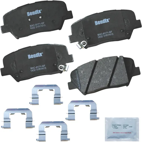 Miniatura 387 de Pastillas de freno delanteras cerámicas Bendix Priority1 CFC2302 para Hyundai Elantra 2021, Sonata 2022-2020, Kia K5 2023-2021