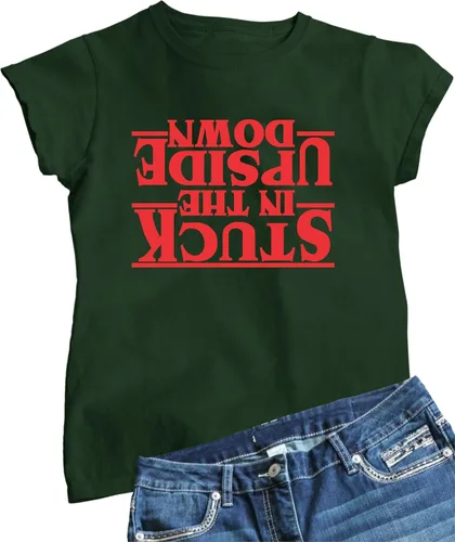 Miniatura 10 de Go All Out Camiseta para mujer Stuck in The Upside Down