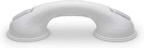 Miniatura 9 de Mangos para baño y ducha de Changing Lifestyles con agarre seguro de 17 pulgadas, 16.5, Blanco Blanco/Gris