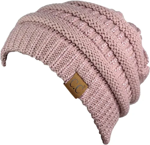 Miniatura 122 de C.C Trendy Warm Chunky Soft Stretch Cable Knit Beanie
