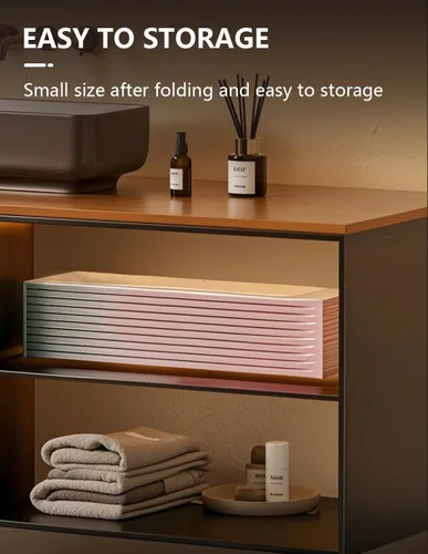 Miniatura 2 de Bañera portátil para adultos, bañera plegable independiente para ducha, bañera de hielo caliente con espuma térmica gruesa para mantener