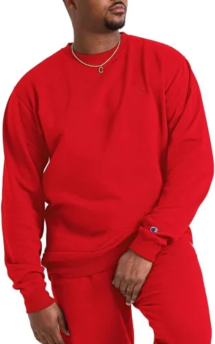 Miniatura 32 de Champion Sudadera de forro polar de peso medio con cuello redondo para hombre (regular o grande y alto)