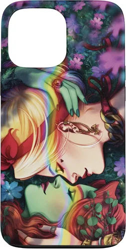 Miniatura 23 de iPhone 16 DC Comics Pride Harley Quinn & Poison Ivy Nose Touch Case