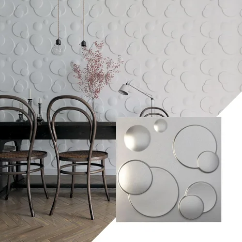 Miniatura 10 de Ekena Millwork 19 5/8 pulgadas de ancho x 19 5/8 pulgadas de alto, Finley EnduraWall decorativo 3D, Satin Hunt Club verde