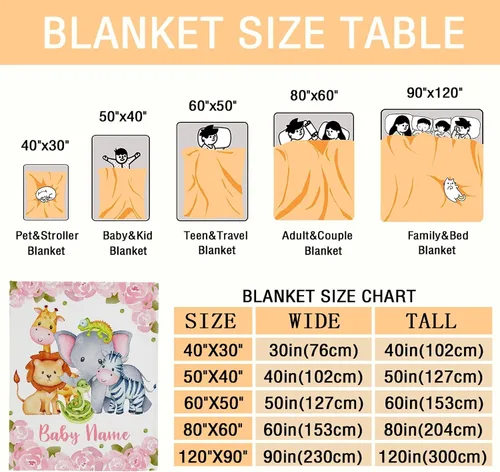 Miniatura 4 de Manta de bebé personalizada para niñas y niños, manta de bebé personalizada con nombre para niños pequeños, niños, ducha, recién nacidos, guardería