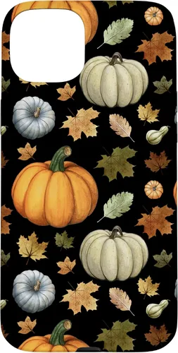 Miniatura 9 de iPhone 16 Falling Leaves Autumn and Pumpkin Happy Fall Case